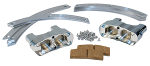 Wilwood Stealth Motorcycle Front Brake Kit - Polish Caliper - Plain Face Rotor