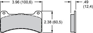 Brake Pad Plate #4812