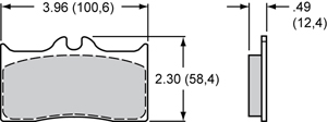 Wilwood Brake Pad Plate #7212