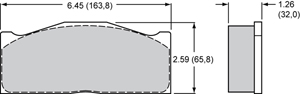 Brake Pad Plate #8432
