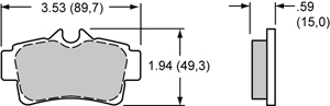 Brake Pad Plate #D627