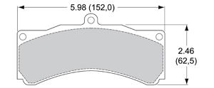 View Brake Pads with Plate #86XX