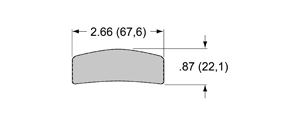 View Brake Pads with Plate #90XX