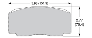 View Brake Pads with Plate #93XX