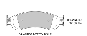 View Brake Pads with Plate #D1067A