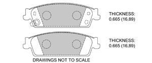 View Brake Pads with Plate #D1194