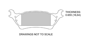View Brake Pads with Plate #D1602