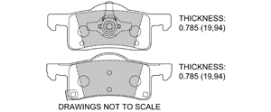 View Brake Pads with Plate #D935