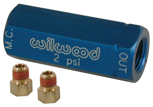 Residual Pressure Valve