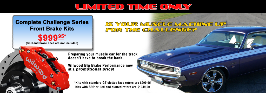 Challenge Series Brake Kits Promotion 