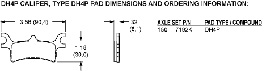 Pad Dimensions for the DH4 Dual Hydraulic