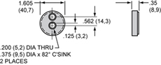 Brake Pad Plate # 4009