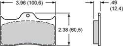 Brake Pad Plate # 7112