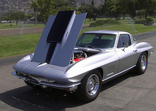 C2 Corvette - Silver with Tilt Out Hood