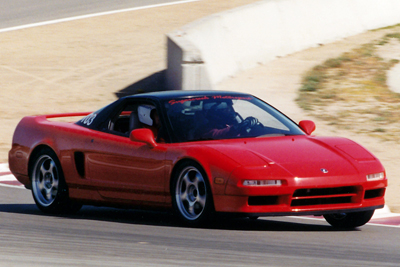 Acura NSX on track