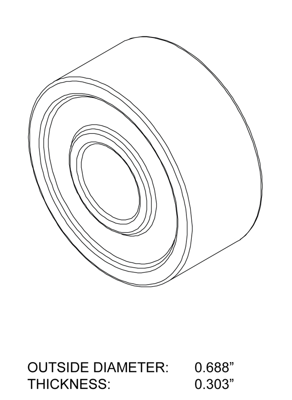 Bearing - Sealed Drawing