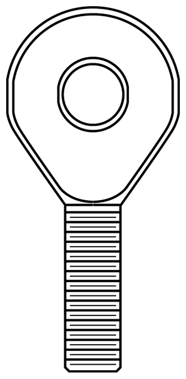 Rod End - Male Drawing