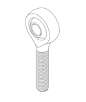 Rod End - Male Drawing