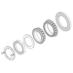 Bearing & Locknut Kit Drawing