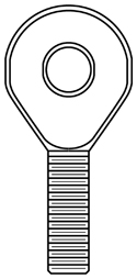Rod End - Male Drawing