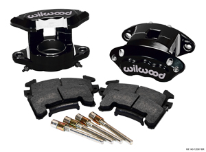 Wilwood D154 Front Caliper Kit - Black Powder Coat Caliper