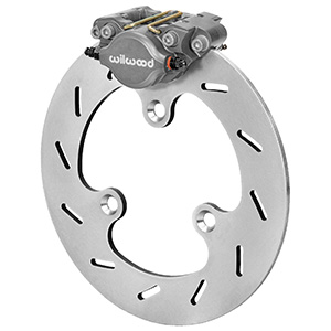 Wilwood Dynapro Single Left Front Sprint Brake Kit - Type III Ano Caliper - Slotted Rotor