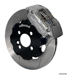 Wilwood Dynapro Radial Big Brake Front Brake Kit (Hat) - Type III Ano Caliper - GT Slotted Rotor