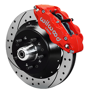 thumbnail image 2 of AM Autoparts Front Disc Brake Caliper Set With Brackets & Hardware For Ford Mustang 2 of 5