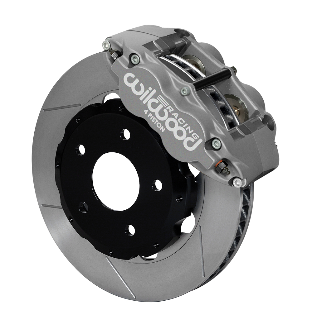 Wilwood Forged Superlite 4R Big Brake Front Brake Kit (Race) - Type III Anodize Caliper - GT Slotted Rotor