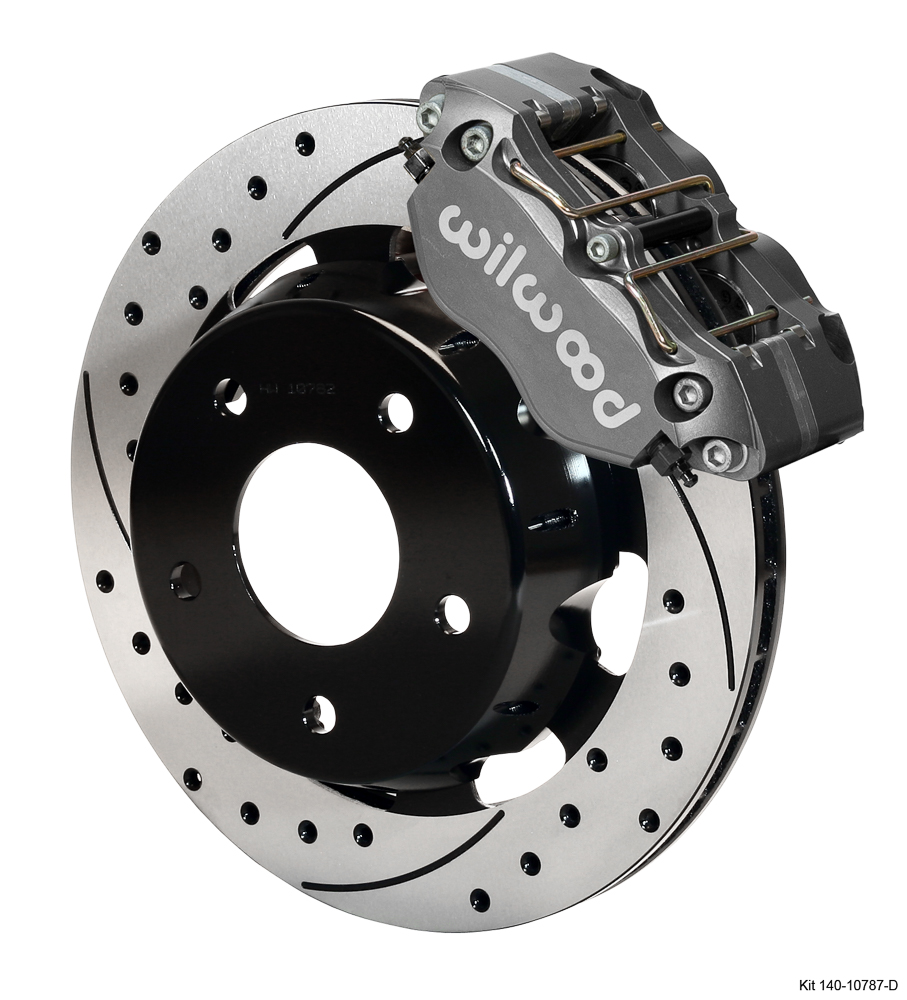 Wilwood Dynapro Radial Front Drag Brake Kit - Type III Ano Caliper - SRP Drilled & Slotted Rotor