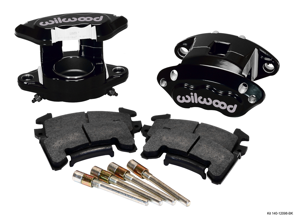 Wilwood D154 Front Caliper Kit - Black Powder Coat Caliper