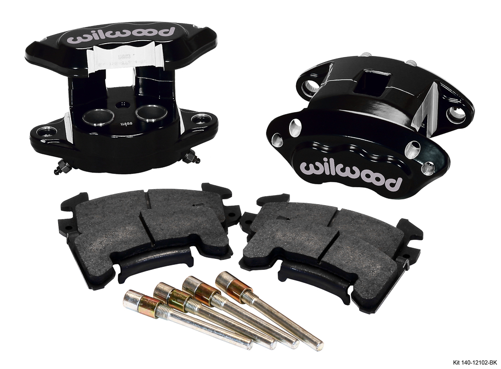 Wilwood D154 Rear Caliper Kit - Black Powder Coat Caliper