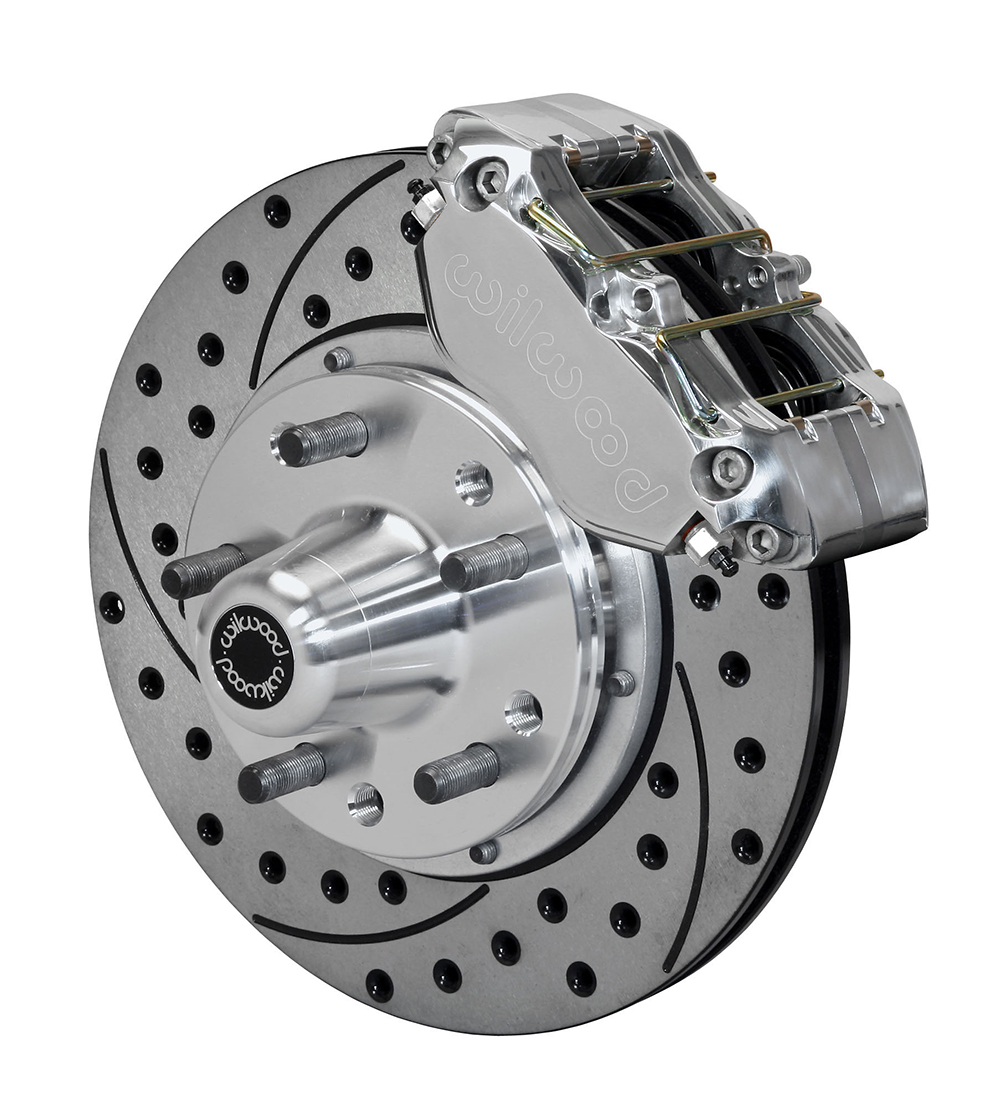 Wilwood Dynapro Dust-Boot Pro Series Front Brake Kit - Polish Caliper - SRP Drilled & Slotted Rotor