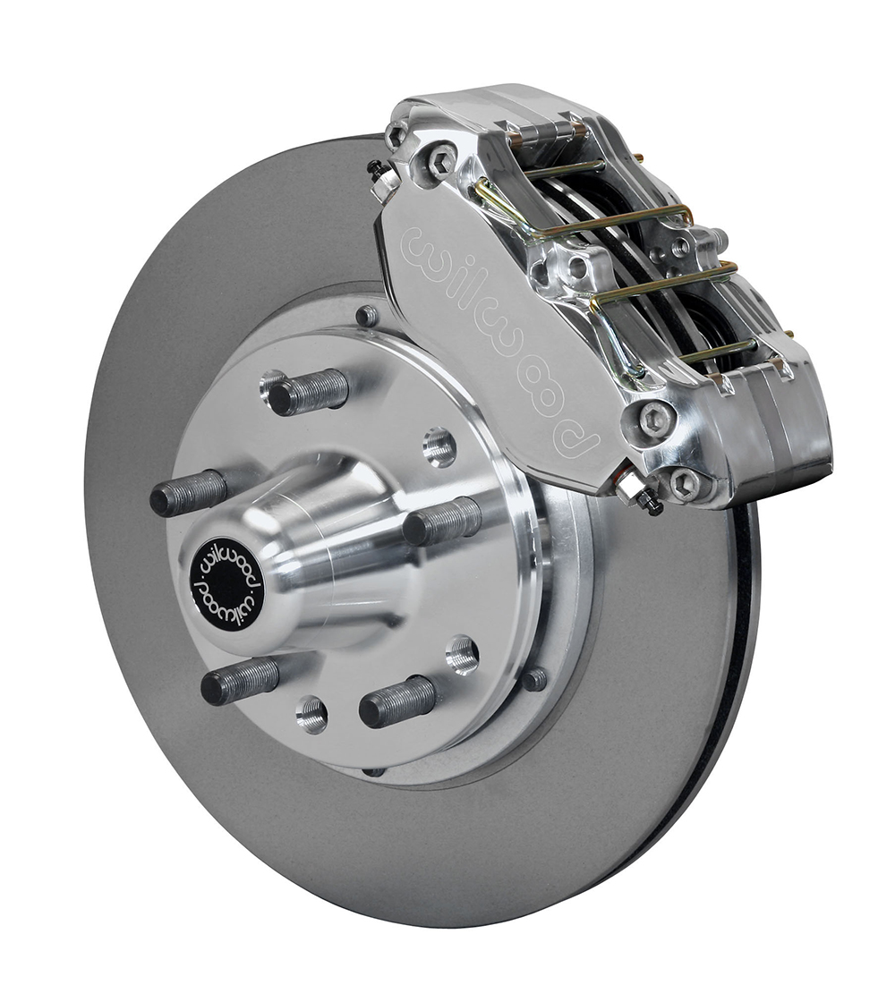 Wilwood Dynapro Dust-Boot Pro Series Front Brake Kit - Polish Caliper - Plain Face Rotor