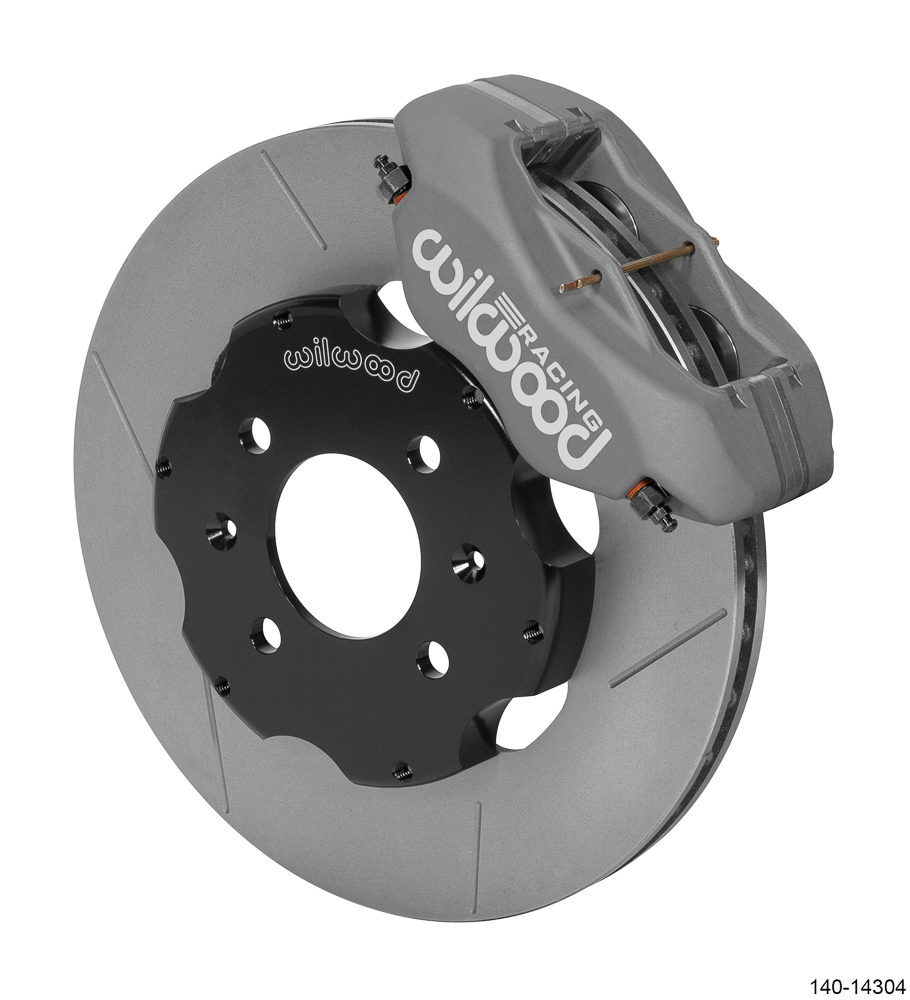 Wilwood Forged Dynalite Big Brake Front Brake Kit (Race) - Type III Ano Caliper - GT Slotted Rotor