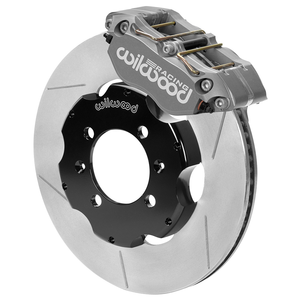 Wilwood Forged Dynapro Big Brake Front Brake Kit (Race) - Type III Anodize Caliper - GT Slotted Rotor