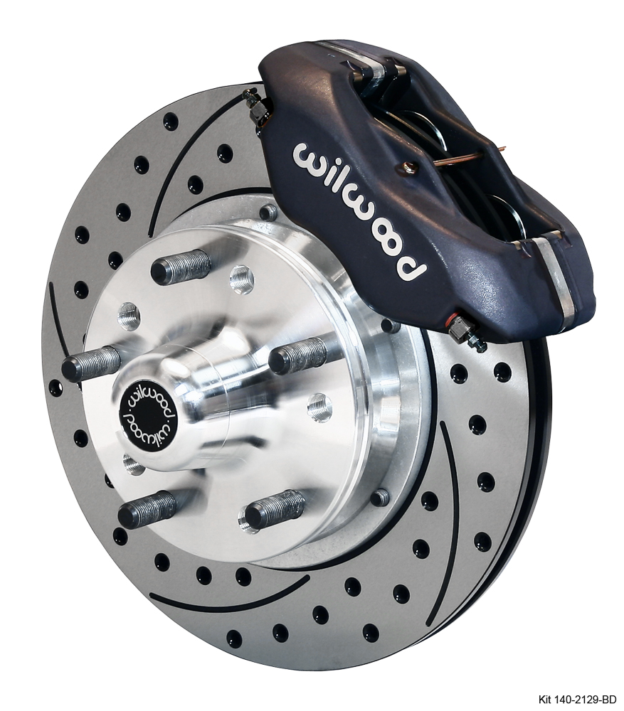 Wilwood Forged Dynalite Pro Series Front Brake Kit - Type III Ano Caliper - SRP Drilled & Slotted Rotor