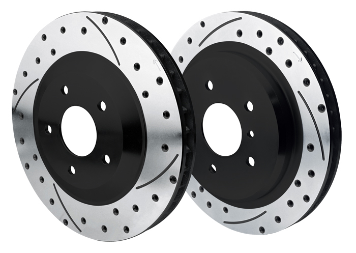Wilwood Promatrix Front and Rear Replacement Rotor Kit - SRP Dimpled & Slotted Rotor