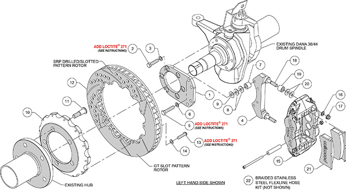 Wilwood Disc Brakes - 1973 ford bronco 3300 lbs axle, 11