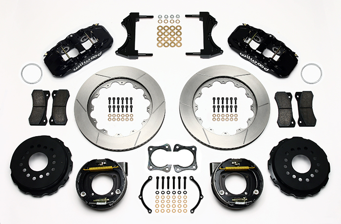 AERO4 Big Brake Rear Parking Brake Kit Parts