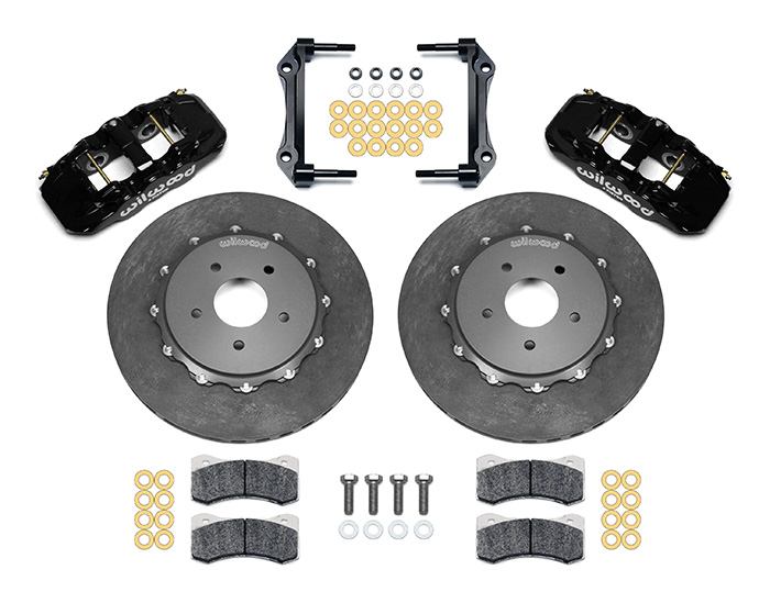 AERO4 WCCB Carbon-Ceramic Big Brake Rear OE Parking Brake Kit Parts