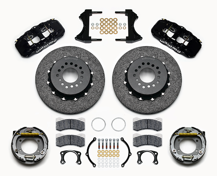 AERO4 WCCB Carbon-Ceramic Big Brake Rear Parking Brake Kit Parts