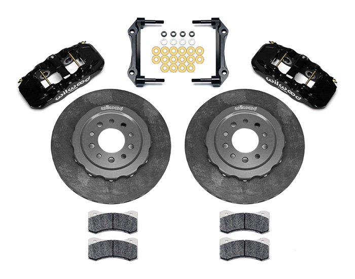 AERO4 WCCB Carbon-Ceramic Big Brake Rear Kit Parts