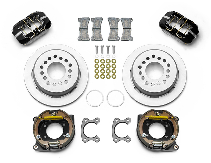 Forged Dynapro Low-Profile Dust Seal Rear Parking Brake Kit Parts