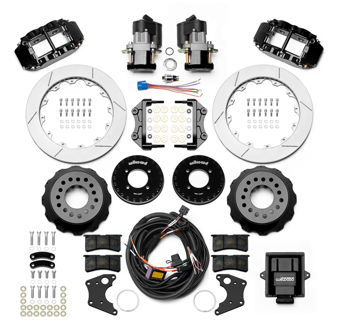 Forged Narrow Superlite 4R Big Brake Rear Electronic Parking Brake Kit Parts