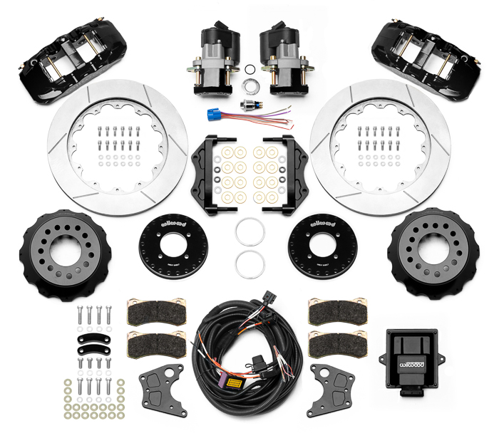 AERO4 Big Brake Rear Electronic Parking Brake Kit Parts