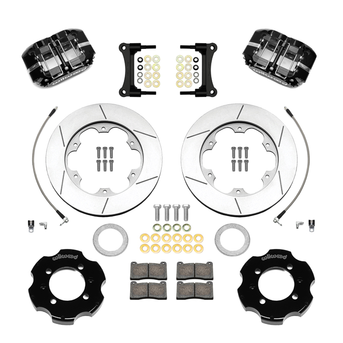 Forged Narrow Dynapro Big Brake Front Brake Kit (Hat) Parts