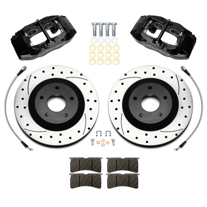 SLC56 Front Replacement Caliper and Rotor Kit Parts