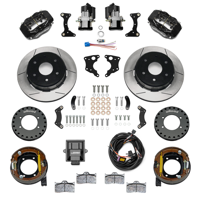 Forged Dynalite Rear Electronic Parking Brake Kit Parts