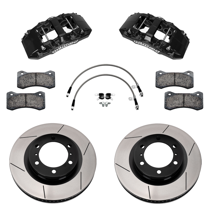 AERO6-DM Direct-Mount Truck Front Brake Kit Parts